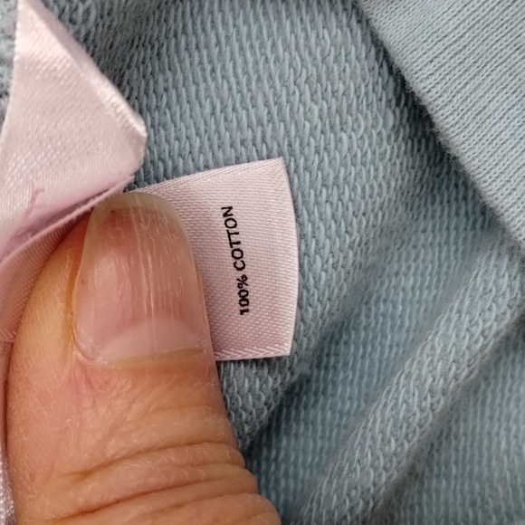 Victoria Secret Vintage Aque Blue size medium with shimmer blue striped side - Picture 13 of 13